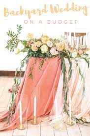 30 Elegant Backyard Wedding Ideas On A Budget Pretty Colorful Life Bohemian Backyard Wedding Wedding Backyard Reception Backyard Wedding
