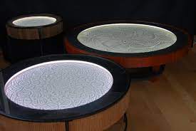 Kinetic Art Table Http Www Iroonie Com Kinetic Art Table Art Table Kinetic Art Sand Art
