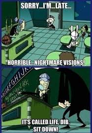 Get Used To It Dib Invader Zim Funny Pictures Funny Memes