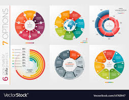 Collection Of 6 Circle Chart Templates 7