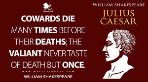 With your consent, we would like to use cookies and similar technologies to enhance your experience with our service you can learn more about this in our cookie policy and our privacy policy. Cowards Die Many Times Before Their Deaths The Valiant Never Taste Of Death But Once Magicalquote