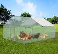 Hengda Gallinero Recinto Galvanizado De Acero Galvanizado Con Recinto De  Malla Con Cerradura Zona Cubierta Gallinero