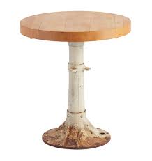 Here's another example of an awesome industrial side table by our good friend brad from fix this build that. Industrial Side Table W Maple Butcher Block Top Rejuvenation