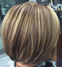 Blond Highlight With Warm Beige Lowlight Layerbob Blonde Highlights On Dark Hair Short Hair Styles Hair
