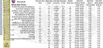 Sizing Chart How To Measure Your Feet To Determine Boot Size