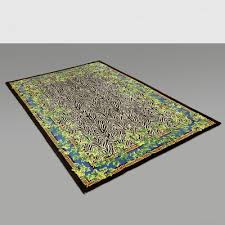 Online einkaufen, um versace teppich zu finden? Teppich Mit Efeu Motiven Zebra Muster Von Gianni Versace Fur Versace 1980er Bei Pamono Kaufen