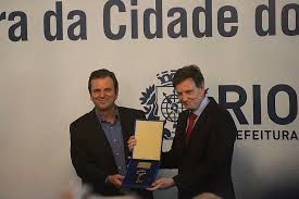 Prefeito marcelo crivella em coletiva — foto: Secretariado De Crivella Comprova Relacao Com A Velha Politica