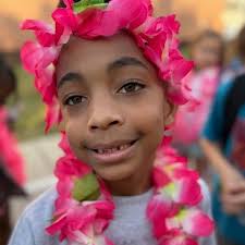 The rain this week has us dreaming of better weather. ☀️ Our friends rocked  Tropical Tourist Tuesday, donning their Hawaiian shirts, leis, and vacation  vibes as part of our District-wide Spirit Week!