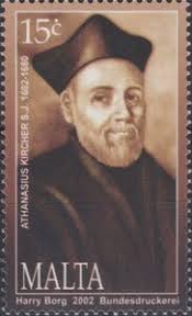 Stamp: Athanasius Kircher, 1602-1680 (Jesuit Scholar) (Malta(Maltese  Personalities (2002)) Mi:MT 1245,Sn:MT 1094,Yt:MT 1219,Sg:MT 1281,Un:MT  1224 📮