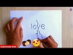 How To Draw A Couple From Word Love Easy Way To Impress Your Crush How To Express Love Youtube Expensive gifts, cliche dates, 'i love you, will you be my girlfriend ?' is too old school.