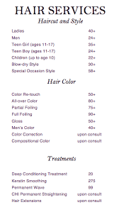 Hair Prices Salon Hair Salon Interior Cosmetology Student Salons