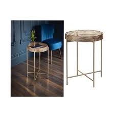 How to style a square tray on a coffee table. New Unique Stylish Durable Gold Tray Top Table Side Coffee Table Add Some Style To Your Living Room Buy Online In Armenia At Armenia Desertcart Com Productid 183307219
