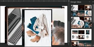 I tried exporting the powerpoint to a pdf and changing the settings so that it's published as notes pages but that just makes the whole slide very small. How To Use Powerpoint Designer Or The Design Ideas Tool
