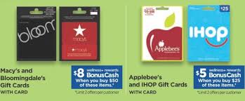 One of citi's best rewards credit cards, the citi rewards+ ® card gives you all this with a low introductory apr. Expired Rite Aid Earn 16 20 Bonuscash On Gift Cards For Macy S Bloomingdale S Ihop Applebee S Gc Galore