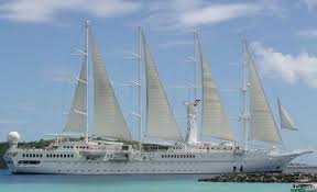 The Msy Wind Song Was A 4 Masted Motor Sailing Yacht Used As A Cruise Ship By Windstar Cruises From 1987 Until 2002 When The Ship Suffered An Engine R Nostalgie