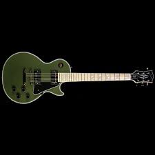 Gibson Custom Shop Made 2 Measure Les Paul Custom Electric Guitar Olive Green Gibson Custom Shop Les Paul Custom Custom Electric Guitars
