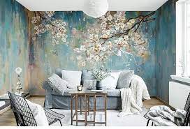 Decorare Le Pareti Di Casa Giochi Di Luce E Colori Per Un Risultato Stupendo Murales A Tema Albero Soggiorno Carta Da Parati Decorare Le Pareti