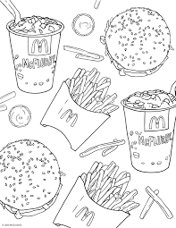 Mcdonald S Classics In 2020 Mcflurry Colouring Pages Mcdonalds
