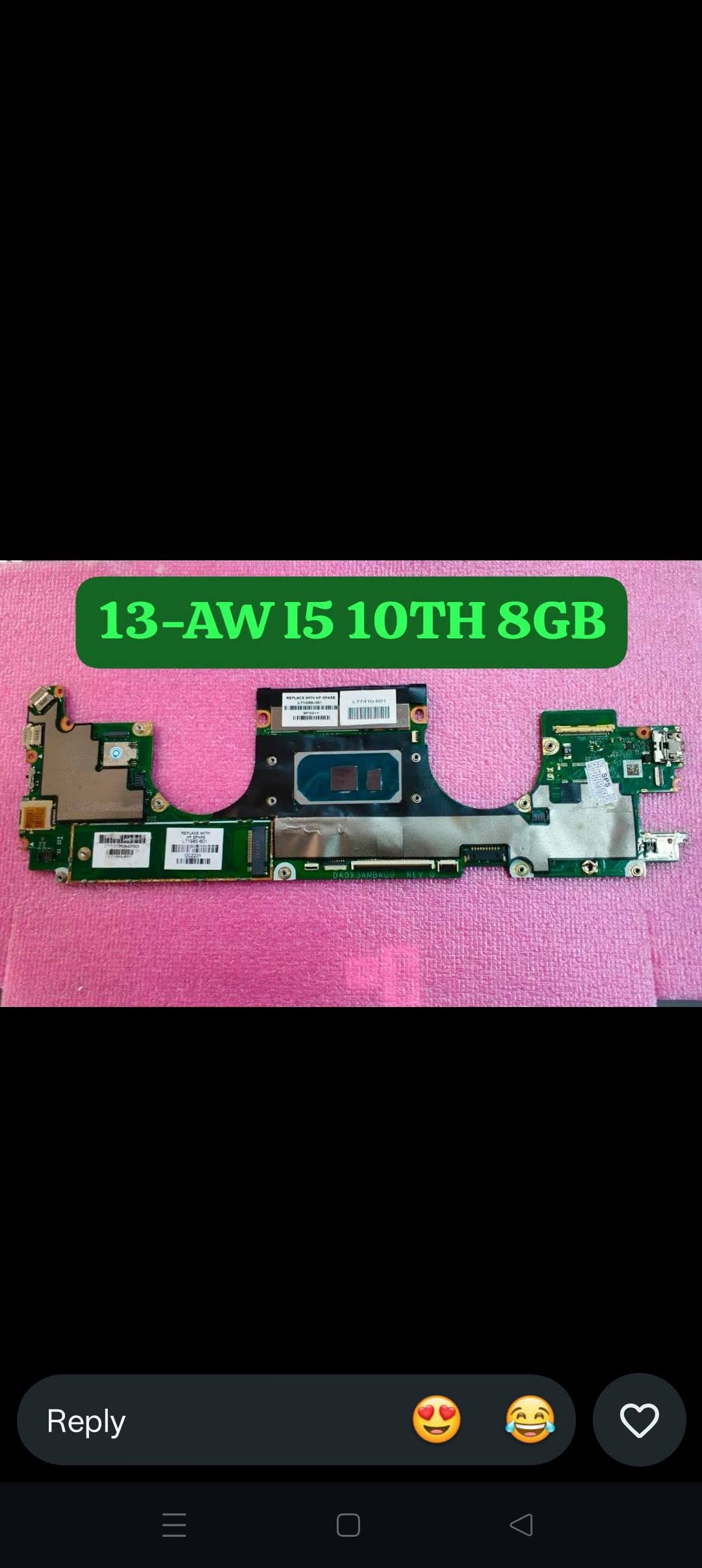HP 13-AW i5 10th Gen Motherboard | Laptop Motherboard | Pa product image