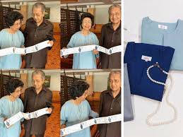 Skirt bonnie correen easa hasina view more. Bila Badrul Bicara Tun Siti Hasmah Penggemar Baju Kurung Kedah Beli Online Je Entertainment Rojak Daily