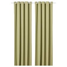 Sanela Room Darkening Curtains 1 Pair Golden Brown 55x98 Ikea Room Darkening Curtains Brown Curtains Bedroom Olive Green Rooms