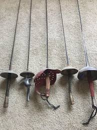 Please note, this is not created for hema. A Collection Of Family Heirloom Fencing Swords Likey Around 100 Years Old Anything You Guys Can Tell Me Swords