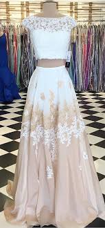 Black And Gold 2 Piece Prom Dress A Line Two Piece Long Floor Length Prom Dress With Open Back Prom Dresses Lace Piece Prom Dress Backless Prom Dresses