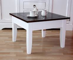 Couchtisch lone quadratischer, kompakter couchtisch mit schublade und schicker glasplatte kauf auf rechnung möglich.quadratischer, kompakter beistelltisch. Couchtisch Weiss Kolonial Beistelltisch Quadratisch 65x65cm Holz Massiv 2farbig Massivholzmoebel Experte