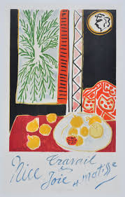 Travel Poster One Sheet Matisse 47 Dinner Table Henri Matisse Matisse Exhibition Poster
