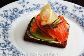 Smoked Salmon Smorrebrod Recipe Smoked Salmon Food Recipes