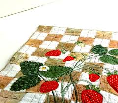 strawberry kitchen decorations