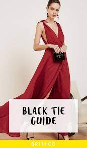 The Girl S Guide To Black Tie Dress Codes Black Tie Attire Black Tie Dress Code Black Tie Dress