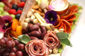 Salami Rose Valentines Party Food Healthy Eating Recipes Charcuterie