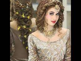 Best Hair Style New Fashion Youtube Pakistani Bridal Makeup Pakistani Engagement Hairstyles Engagement Hairstyles