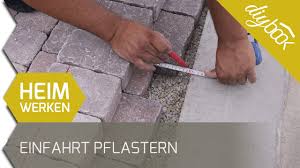 Einfahrt Pflastern Anleitung Zum Verlegen Von Betonsteinpflaster Youtube