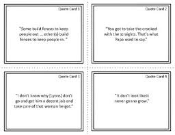 Character Card Sort Memory Review Game For Fences By August Wilson