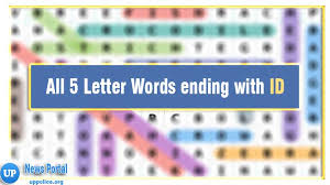 How many five letter words are there? All 5 Letter Words Ending With Id Wordle Guide