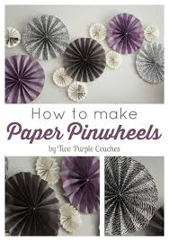 26 Fabulously Purple Diy Room Decor Ideas With Images Paper Decorations Diy Paper Crafts Diy Pinwheels Paper