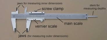 Using The Vernier Calipers Micrometer Screw Gauge Department Of Physics