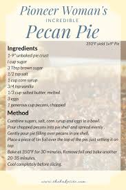 The Pioneer Woman S Incredible Pecan Pie Recipe Pecan Pie Recipe Pecan Recipes Pioneer Woman Pecan Pie
