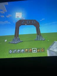 Minecraft zoo and wild animals mod / create your own zoo and play with mobs!! The Entrance To My Zoo Any Suggestions Minecraft