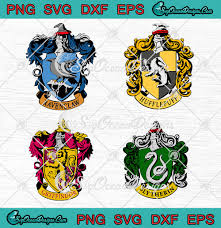 Download Harry Potter Logo Ravenclaw Hufflepuff Gryffindor Slytherin Svg Png Eps Dxf Cricut File Silhouette Art Designs Digital Download