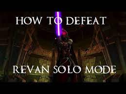 From (darth marr, star wars: Swtor Shadow Of Revan How To Defeat Revan Solo Tactics Youtube