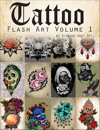 Tattoo Flash Art Vol 1 Diamond Body Art 9781941064566 Amazon Com Books
