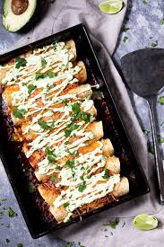 Vegetarian Sweet Potato Black Bean Enchiladas Ambitious Kitchen Recipe Vegetarian Enchiladas Black Bean Enchiladas Sweet Potato Black Beans