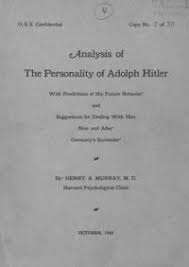 Analysis of the Personality of Adolph ...