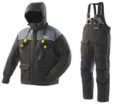 Frabill I Float I Bib Rain Ice Fishing Suit Jacket Bib