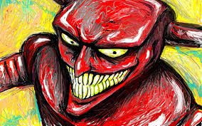 While fakers smile only with their mouths, real. Robot Devil Futurama Drawing Smile Dark Horror Demon Wallpaper 1920x1200 30652 Wallpaperup