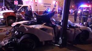 4 why should i hire a houston car accident lawyer? Paterson Nj Fire Dept Operates At An Accident A Ferrari Wrapped Around A Pole With Victim Trapped Youtube