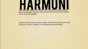 Titik adalah unsur seni rupa yang paling dasar. Prinsip Rekaan Harmoni Youtube